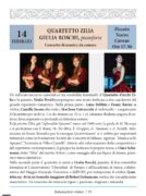 BolsenArte Winter Music Festival 2025/26 – Quartetto Zilia e Giulia Boschi al pianoforte locandina
