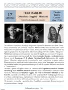 BolsenArte Winter Music Festival 2025/26 – Trio d’archi Cristofori-Saggini-Montani locandina