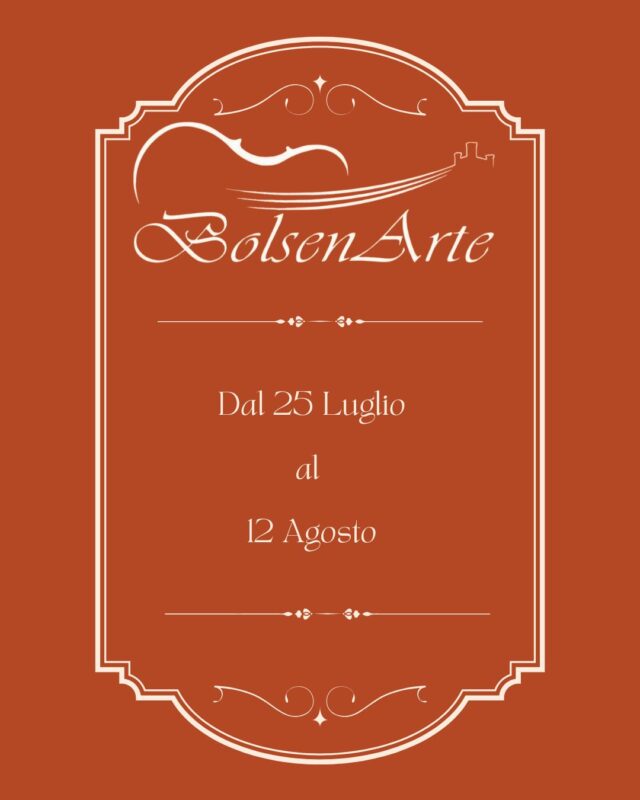 BolsenArte 2026: torna il festival musicale dell’estate a Bolsena