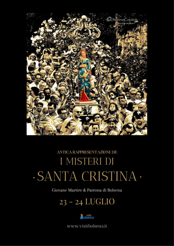 I Misteri di Santa Cristina 2026 – Antica rappresentazione storico-religiosa di Bolsena