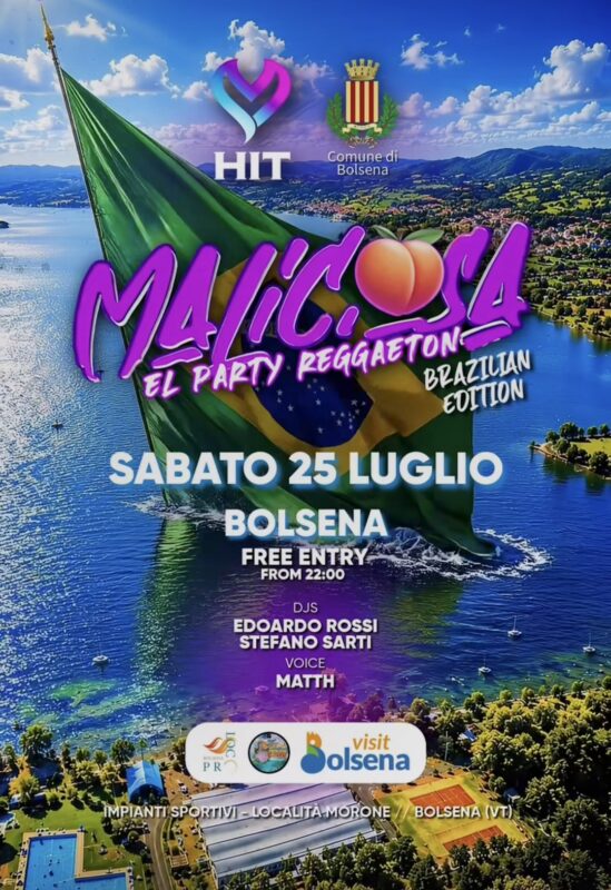 Maliciosa – El Party Reggaeton Brazilian Edition a Bolsena