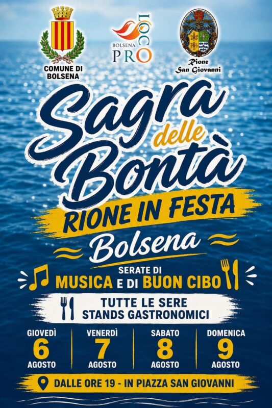 Sagra delle Bontà – Fest des Stadtviertels San Giovanni | Bolsena