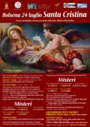 I Misteri di Santa Cristina 2026 – Antica rappresentazione storico-religiosa di Bolsena locandina