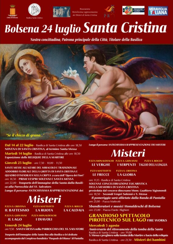 The Mysteries of Saint Christina 2026 – Ancient Historical and Religious Representation in Bolsena