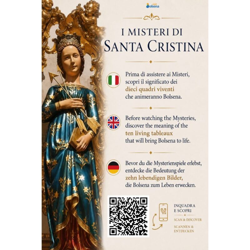 I dieci Misteri di Santa Cristina: guida ai quadri viventi della Festa di Bolsena