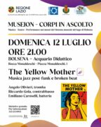 Museion – Corpi in ascolto | The Yellow Mother in concerto all’Acquario Didattico di Bolsena locandina