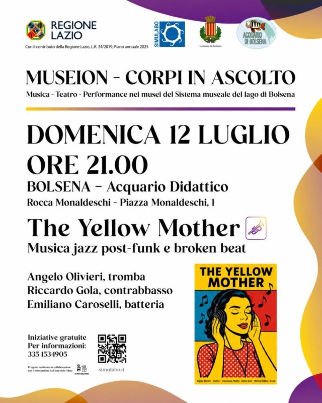 Museion – Corpi in ascolto | The Yellow Mother in concerto all’Acquario Didattico di Bolsena