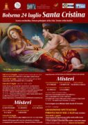 I Misteri di Santa Cristina 2026 – Antica rappresentazione storico-religiosa di Bolsena locandina