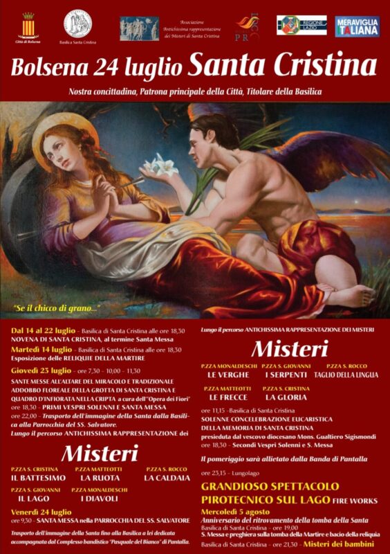 The Mysteries of Saint Christina 2026 – Ancient Historical and Religious Representation in Bolsena