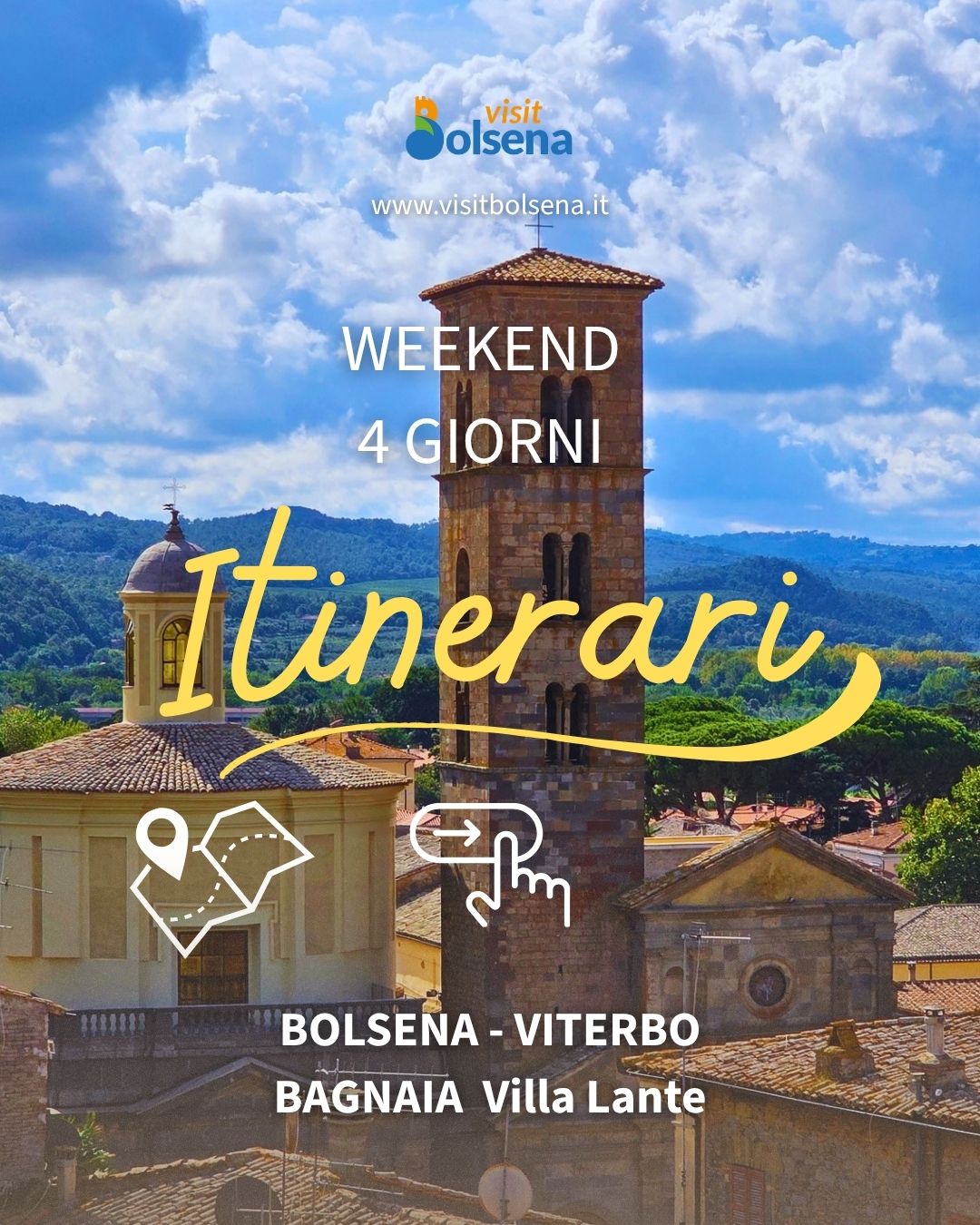 Bolsena in 4 giorni: lago, Viterbo e Villa Lante a Bagnaia