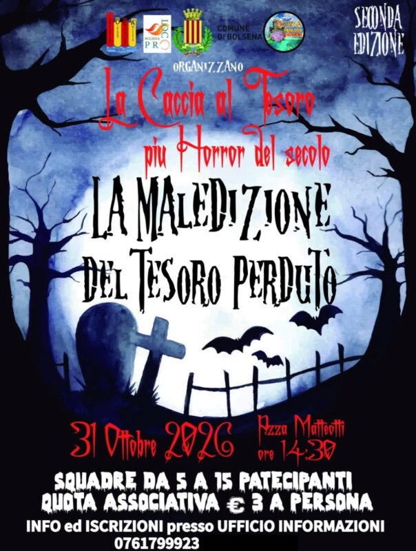 Halloween a Bolsena: La maledizione del tesoro perduto